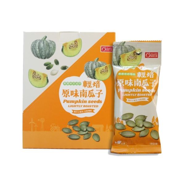 【康健生機】輕焙原味南瓜子隨手包｜18g/包*6包/盒，共3盒 