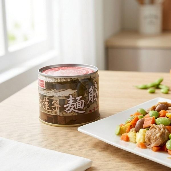 【康健生機】雪蓮子麵筋｜200g/罐*3罐/組，共2組 