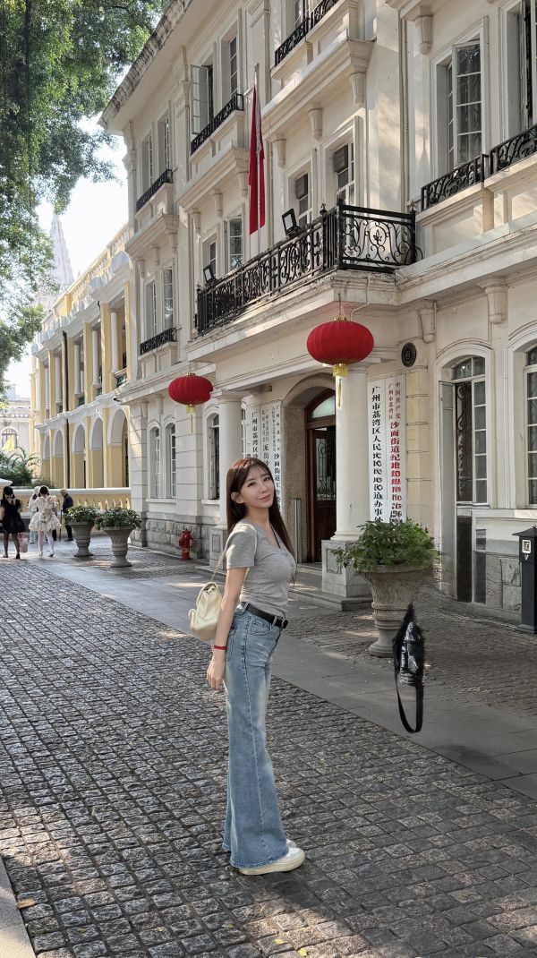 細閃亮鑽牛仔褲（附皮帶） 