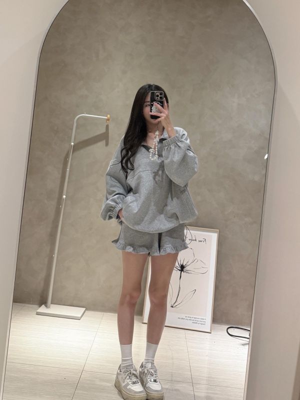 廠商自訂款-太空棉荷葉套裝 