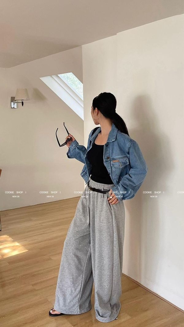 韓系小標牛仔外套\ 