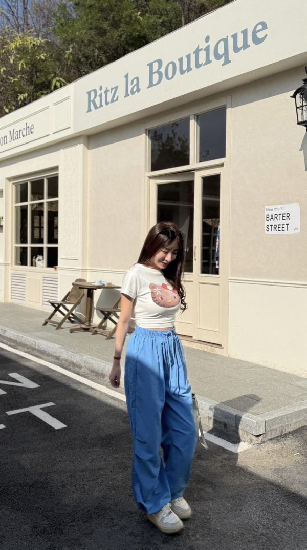 韓國同款!!抽繩多色褲 