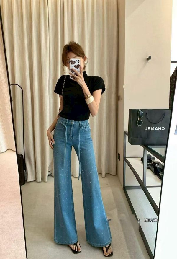 四面彈抽繩鑽鑽褲 