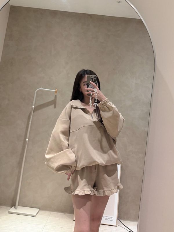 廠商自訂款-太空棉荷葉套裝 