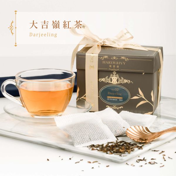 NO.02｜大吉嶺紅茶 30入三角裸茶包 紅茶,大吉嶺,印度,英茶香,英國茶,歐洲茶品,下午茶,英國,茶包,三角茶包