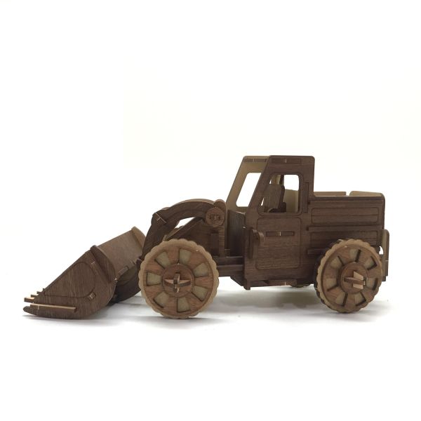 【全館現貨】卷木森活館【推土機筆筒】DIY 組裝 木製玩具 動手做 