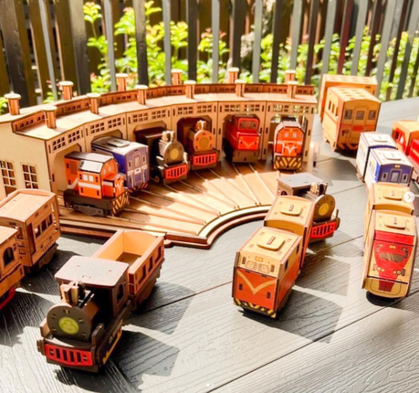 彰化 扇形車站 套組｜古蹟｜模型｜組裝｜diy 