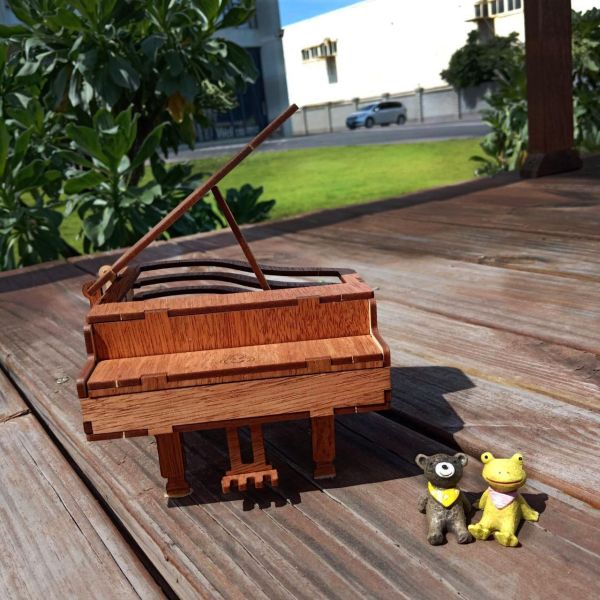 【全館現貨】卷木森活館【小鋼琴】DIY 組裝 木製玩具 模型 動手做 兒童玩具 辦公室 聖誕節 交換禮物 可愛 療癒 