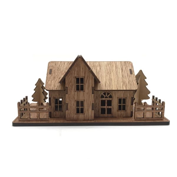 現貨【小木屋 造型 存錢筒】DIY 組裝 文具 存錢罐 木製玩具 動手做 聖誕節 交換禮物 可愛 療癒 