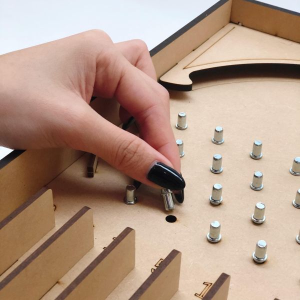 現貨【彈珠台】組裝 DIY 材料包 彈珠檯 木製玩具 動手做 夜市 彈珠台 玩具 兒童 新年禮物 過年 手作 童玩 春節 