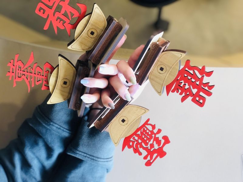 【現貨】【年節送禮 招財進寶 金元寶】DIY 擺飾 業務 必備 招財 開運 神器 財運滾滾來 木質 木頭 木製 新年禮物 