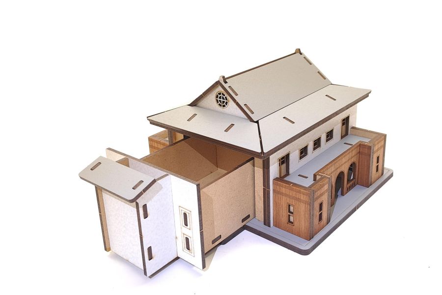 【現貨】收納盒 抽屜盒 木製收納 桌面收納 桌上小物 收納 文創禮品 創意置物盒 鹿港 公會堂 辦公室 