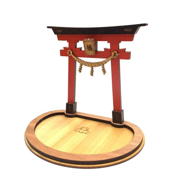 【手作 DIY】鳥居 玄關鑰匙 收納架 手機架 置物盤 玄關擺件 達摩 日本 神社 不倒翁 日式 木質 木製 禮物 組裝 