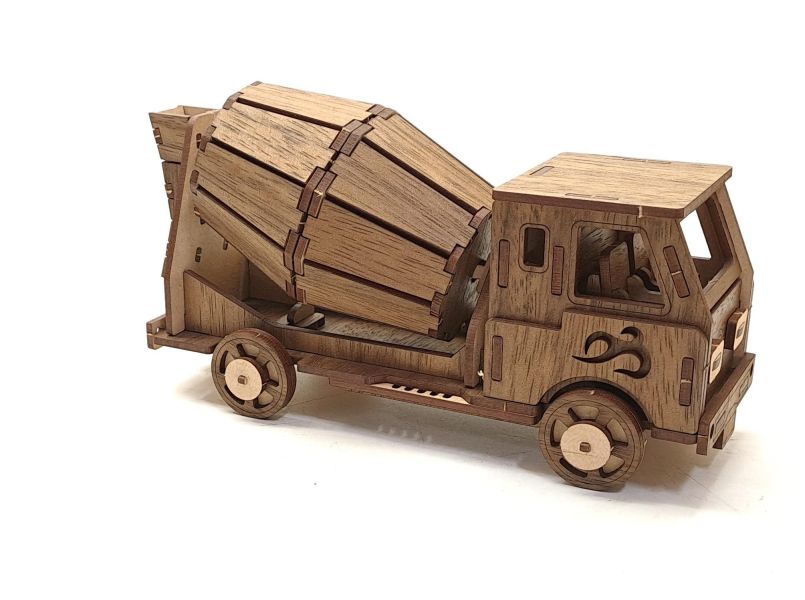 【全館現貨】卷木森活館【工程車系列】DIY 組裝 木製玩具 動手做 