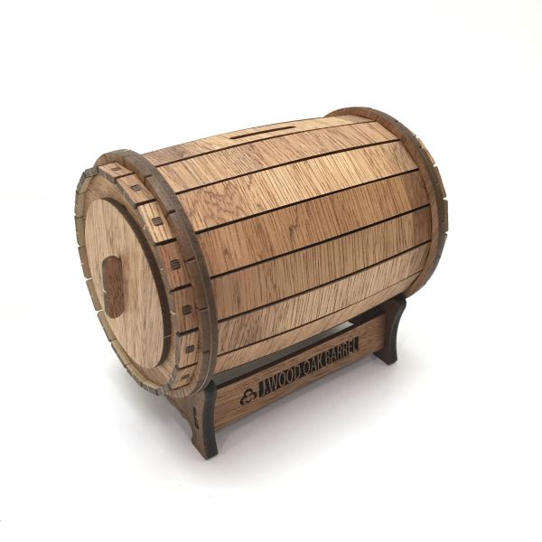 現貨【橡木桶存錢筒】創意 存錢罐 DIY 組裝 酒鬼 酒空 手作 木製 擺飾 小費箱 打賞 交換禮物 質感 聖誕節熱紅酒 