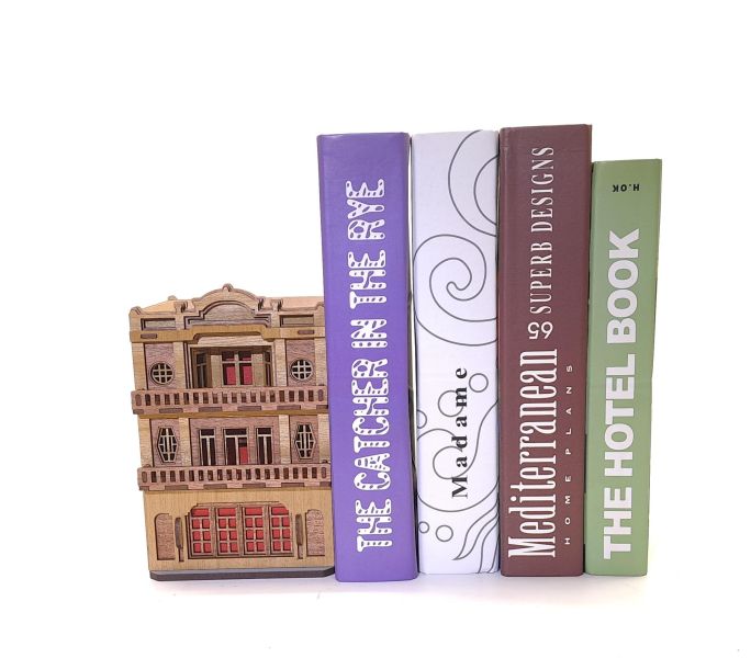 【現貨】筆筒 桌上收納 木製筆筒 文具收納 創意筆筒 桌面收納 桌面小物 辦公室收納 禮品 鹿港 餅店 建築物 