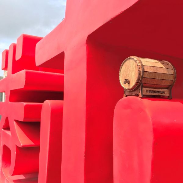 現貨【橡木桶存錢筒】創意 存錢罐 DIY 組裝 酒鬼 酒空 手作 木製 擺飾 小費箱 打賞 交換禮物 質感 聖誕節熱紅酒 