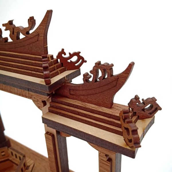 【手作DIY】鹿港 媽祖廟 牌樓 天后宮 模型神轎 武轎 棚轎 小神房 廟會 廟宇模型 宮廟模型 模型廟 陣頭 白沙屯 拱天宮 