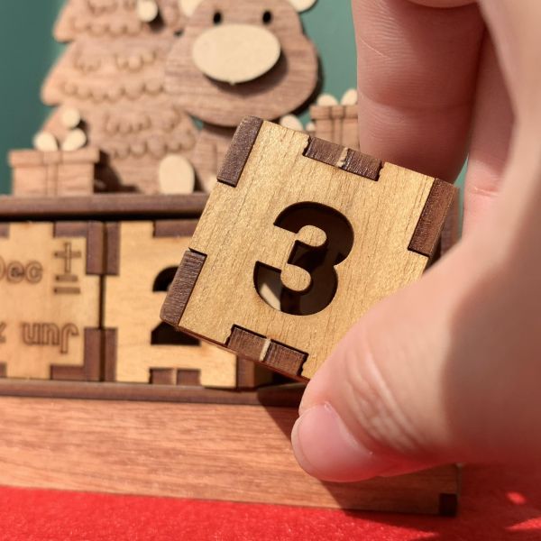 現貨【麋鹿 萬年曆】手作DIY 馴鹿 組裝 交換禮物 木製 動手做 聖誕節 辦公室小物 療育 療癒 聖誕禮物 可愛 