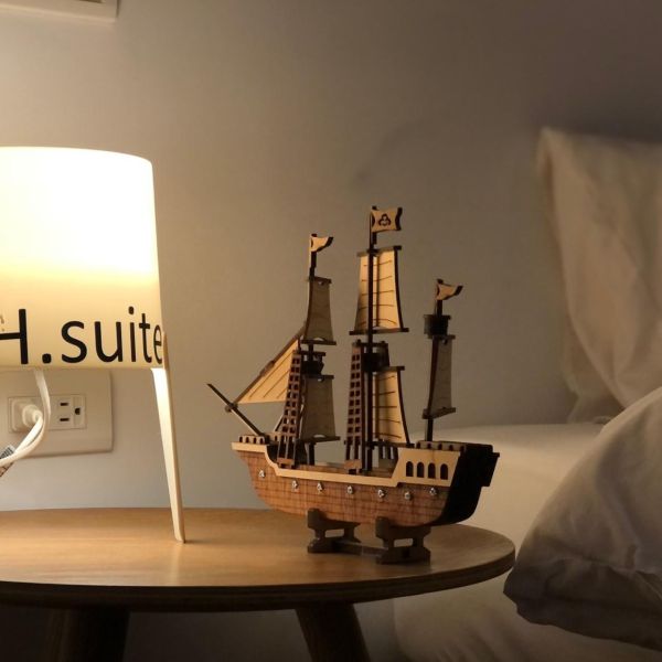 【現貨】手作DIY【大船入港 一帆風順 帆船】達人等級 組裝 木製玩具 模型 海賊王 動手做 兒童玩具 擺飾 霸氣 畢業 