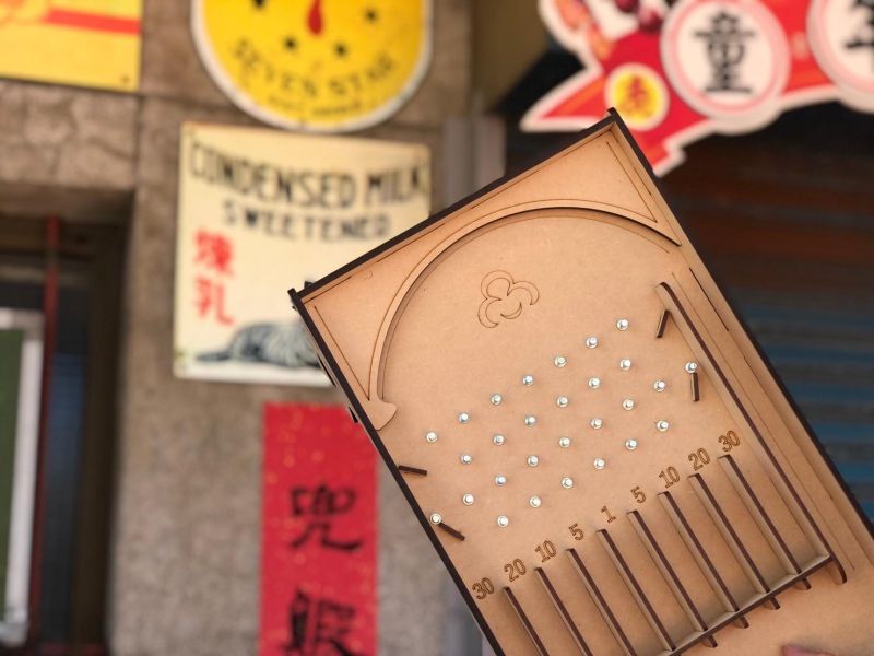 現貨【彈珠台】組裝 DIY 材料包 彈珠檯 木製玩具 動手做 夜市 彈珠台 玩具 兒童 新年禮物 過年 手作 童玩 春節 