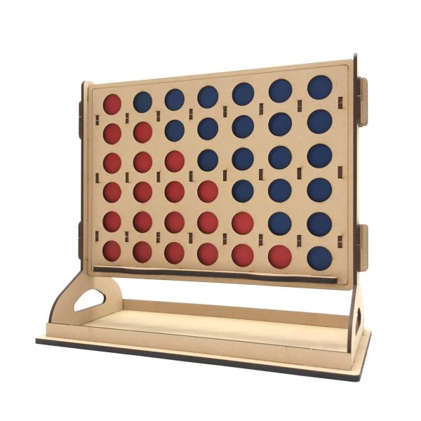 卷木 屏風式四子棋 