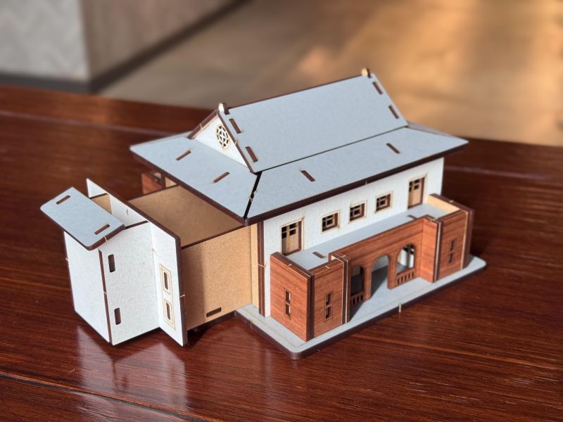 【現貨】收納盒 抽屜盒 木製收納 桌面收納 桌上小物 收納 文創禮品 創意置物盒 鹿港 公會堂 辦公室 