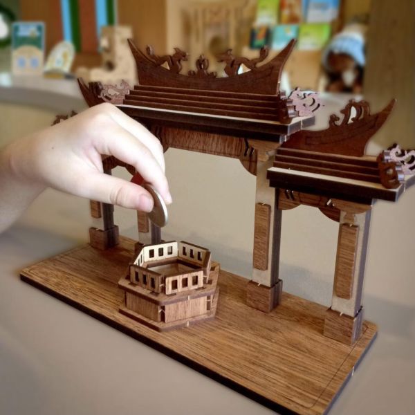 【手作DIY】鹿港 媽祖廟 牌樓 天后宮 模型神轎 武轎 棚轎 小神房 廟會 廟宇模型 宮廟模型 模型廟 陣頭 白沙屯 拱天宮 