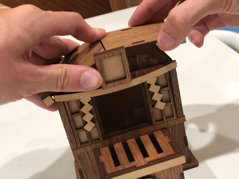 免運 現貨【神社存錢筒】手作DIY 小費箱 打賞箱 小網神社 御守 新年禮物 存錢罐 木製 日式擺設 日本選物 日式擺件 