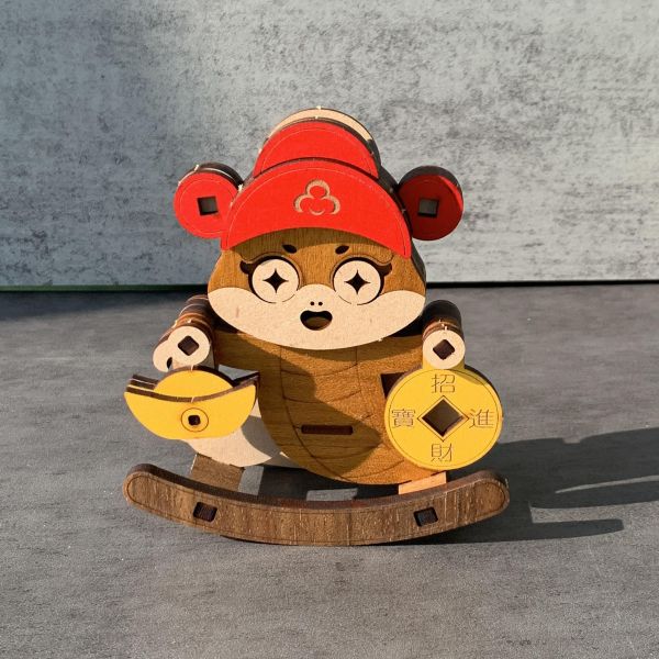 過年招財擺飾 | 遙遙 招財進寶 | 客製化 