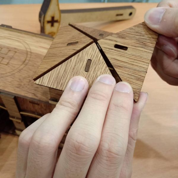 【全館現貨】卷木森活館【消防局】建築物 手作 DIY 組裝 木製玩具 動手做 交通工具 模型 玩具車 