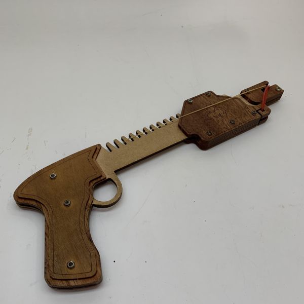 【全館現貨】卷木森活館【散彈玩具長槍】DIY 組裝 木製玩具 模型 動手做 兒童玩具 玩具槍 