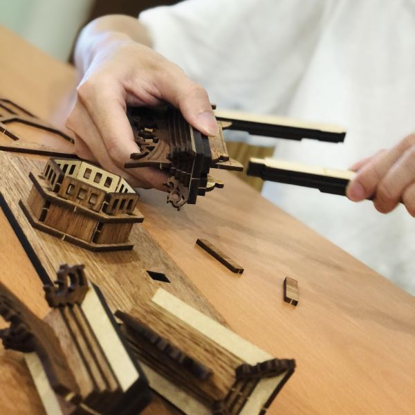 【手作DIY】鹿港 媽祖廟 牌樓 天后宮 模型神轎 武轎 棚轎 小神房 廟會 廟宇模型 宮廟模型 模型廟 陣頭 白沙屯 拱天宮 