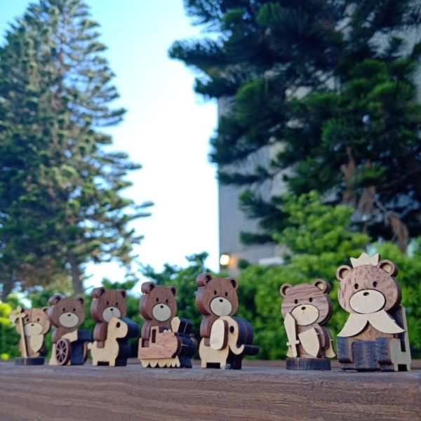 【全館現貨】卷木森活館【Q版動物象棋】DIY 組裝 木製玩具 模型 動手做 兒童玩具 益智 