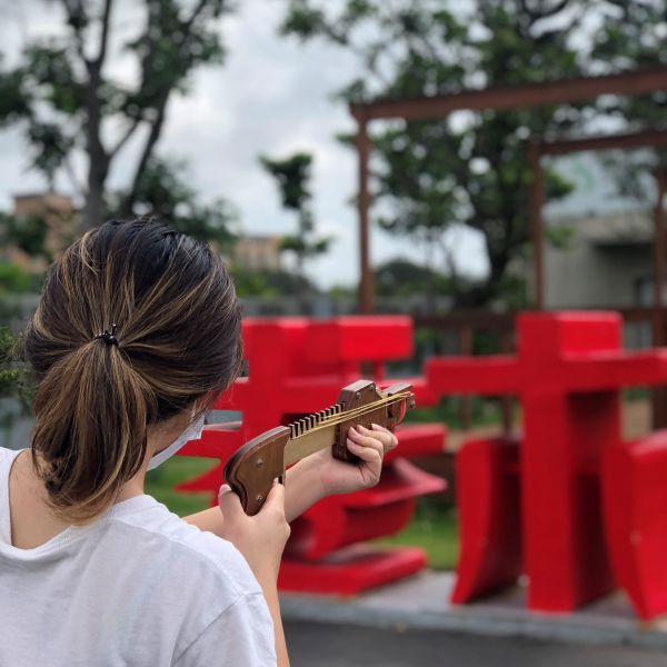 【全館現貨】卷木森活館【散彈玩具長槍】DIY 組裝 木製玩具 模型 動手做 兒童玩具 玩具槍 