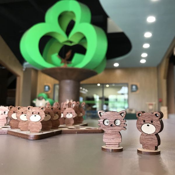 【全館現貨】【手作 DIY】小動物 造型 跳棋 桌遊 組裝玩具 木製 木頭 模型 動手做 兒童玩具 益智遊戲 可愛 