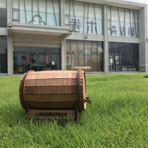 現貨【橡木桶存錢筒】創意 存錢罐 DIY 組裝 酒鬼 酒空 手作 木製 擺飾 小費箱 打賞 交換禮物 質感 聖誕節熱紅酒 