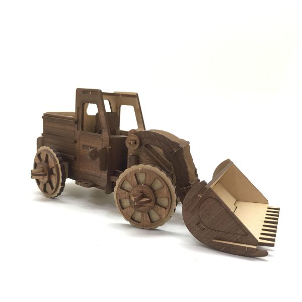 【全館現貨】卷木森活館【推土機筆筒】DIY 組裝 木製玩具 動手做 