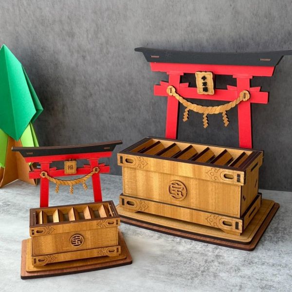 巨大化 | 鳥居 賽錢箱 存錢筒 | 公仔擺件 