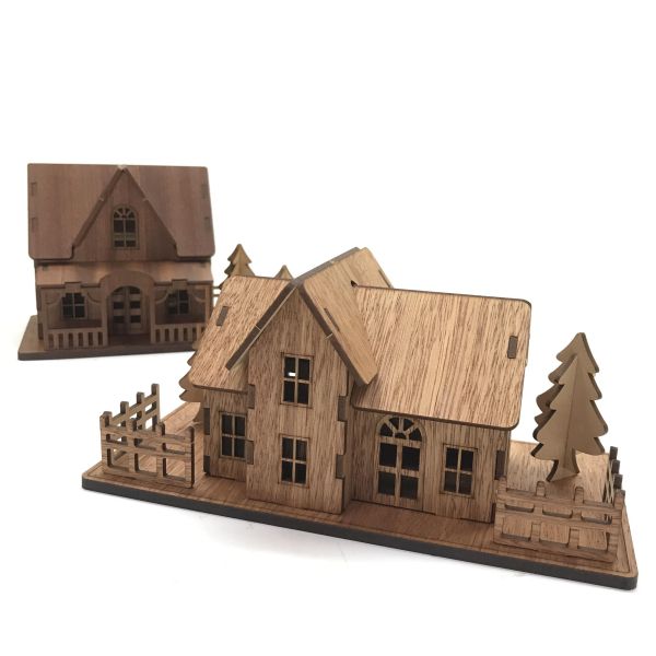 現貨【小木屋 造型 存錢筒】DIY 組裝 文具 存錢罐 木製玩具 動手做 聖誕節 交換禮物 可愛 療癒 