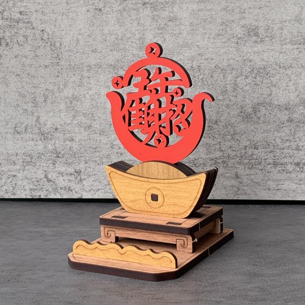 招財進寶金元寶 | 名片架 | 新年盒裝版 