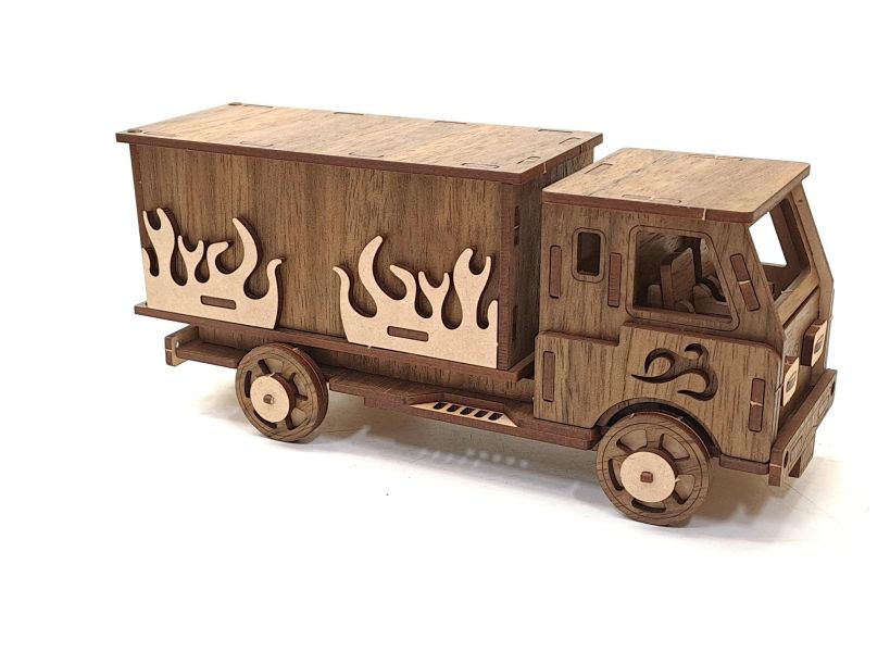 【全館現貨】卷木森活館【工程車系列】DIY 組裝 木製玩具 動手做 