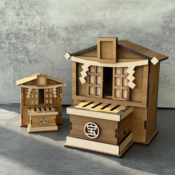 巨大化 | 神社存錢筒 公仔擺件 