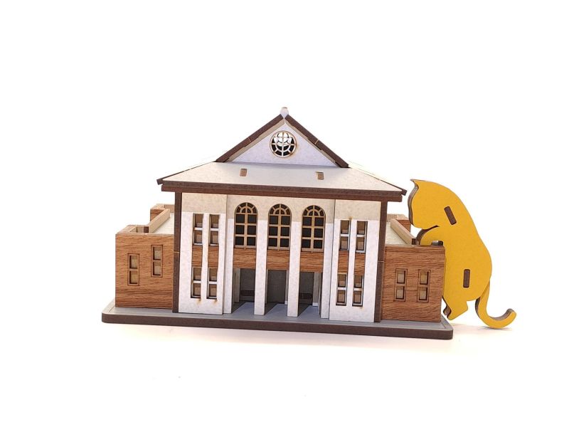 【現貨】收納盒 抽屜盒 木製收納 桌面收納 桌上小物 收納 文創禮品 創意置物盒 鹿港 公會堂 辦公室 