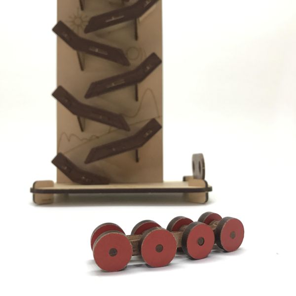 【全館現貨】卷木森活館【溜滑梯打擊樂】DIY 組裝 木製玩具 模型 動手做 兒童玩具 