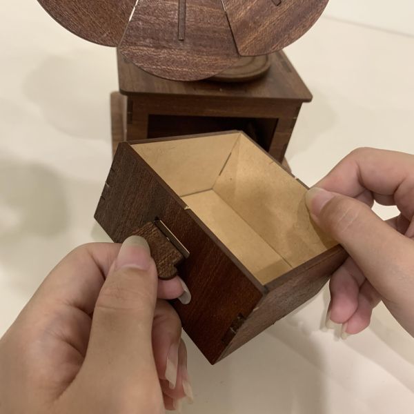 【手作DIY】留聲機 收納盒 組裝 木製擺飾 木質 質感情人節 畢業 