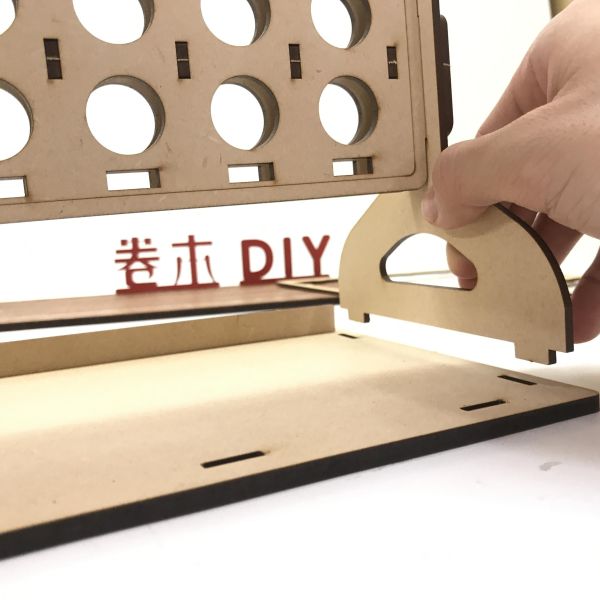 卷木 屏風式四子棋 