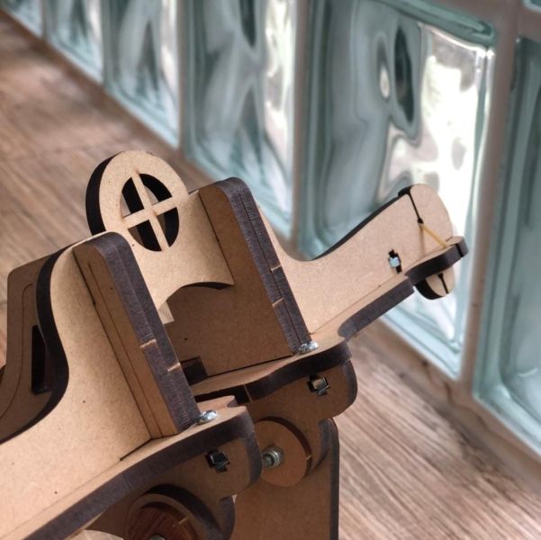 【全館現貨】卷木森活館【老鷹彈弓】DIY 組裝 木製玩具 模型 動手做 兒童玩具 玩具槍 