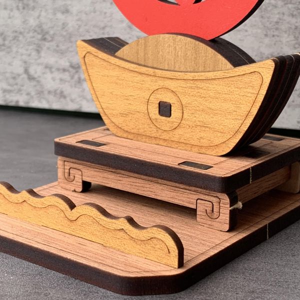 招財進寶金元寶 | 名片架 | 新年盒裝版 