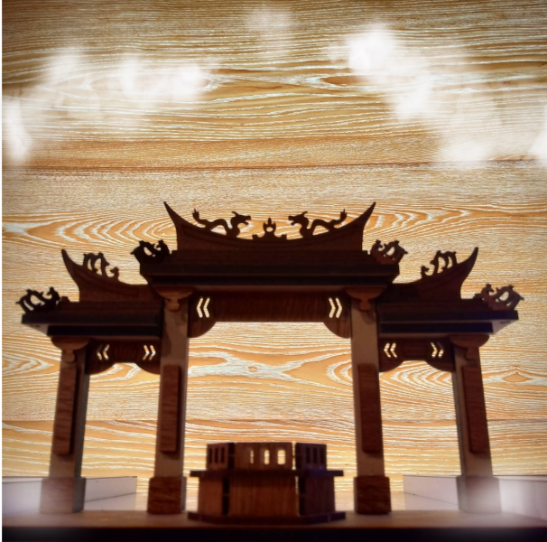 【手作DIY】鹿港 媽祖廟 牌樓 天后宮 模型神轎 武轎 棚轎 小神房 廟會 廟宇模型 宮廟模型 模型廟 陣頭 白沙屯 拱天宮 